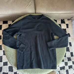 All Saints Charcoal Knit Top